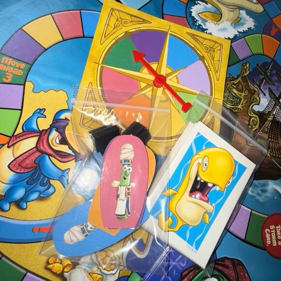 Vintage Jonah The Overboard Adventure Talicor VeggieTales Board Game Complete - Picture 13 of 13